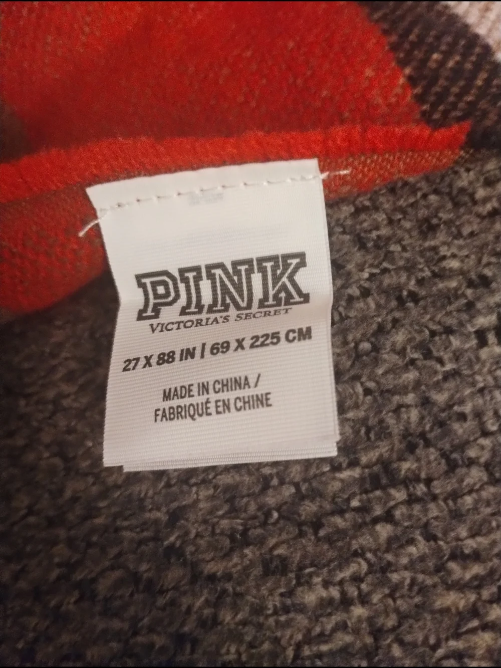 Victoria's Secret PINK Victoria's Secret Cozy Brown Sherpa Throw Blanket